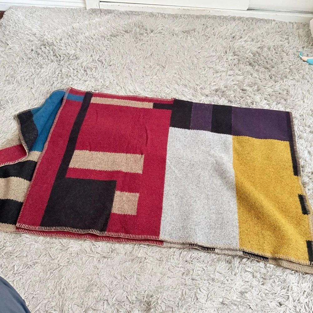 Burberry Prorsum Wool/Cashmere Mega Check Cape Poncho - Picture 9 of 10